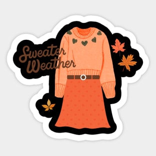 Sweater Weather Sticker